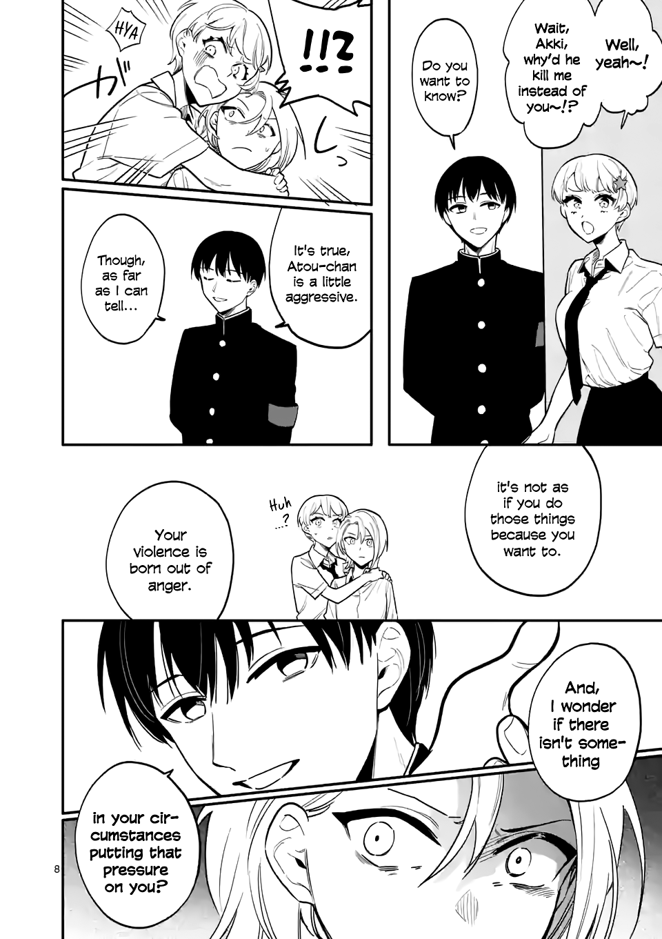 Liar Satsuki Can See Death Chapter 41 page 8 - Chapter 41: Clash (2)