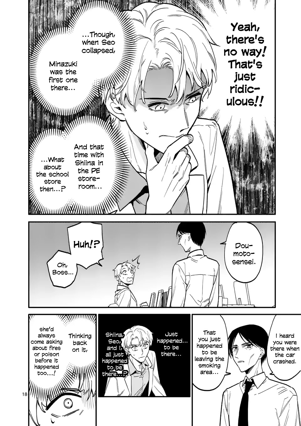Liar Satsuki Can See Death Chapter 44 page 18 - Chapter 44: Clash (5)