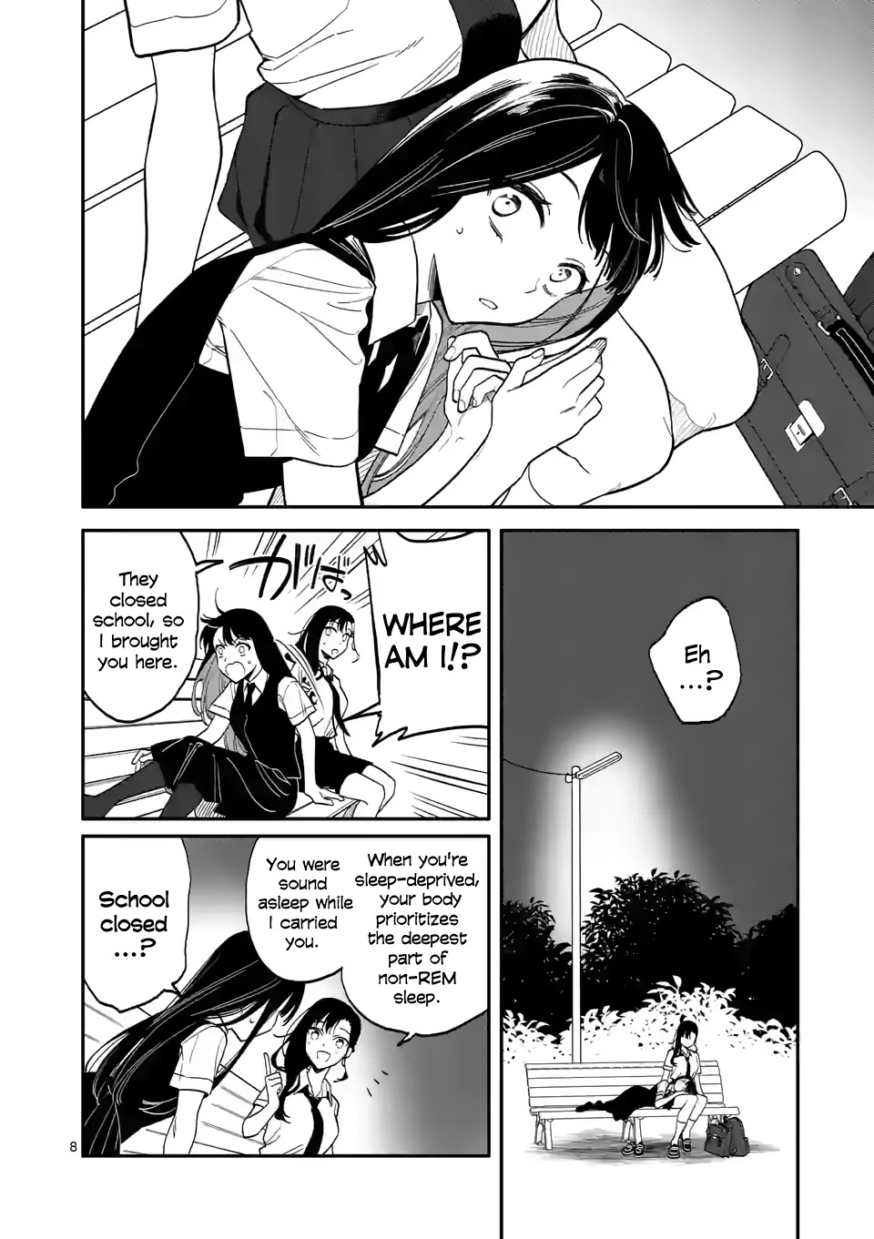 Liar Satsuki Can See Death Chapter 46 page 8 - Chapter 46: Sleep (2)