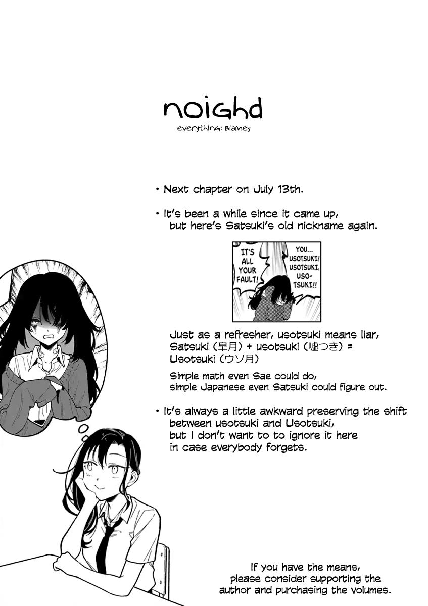 Liar Satsuki Can See Death Chapter 49 page 22 - Chapter 49: Alteration