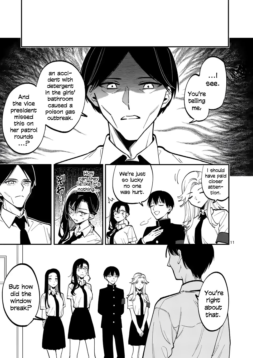 Liar Satsuki Can See Death Chapter 50 page 11 - Chapter 50: Storm