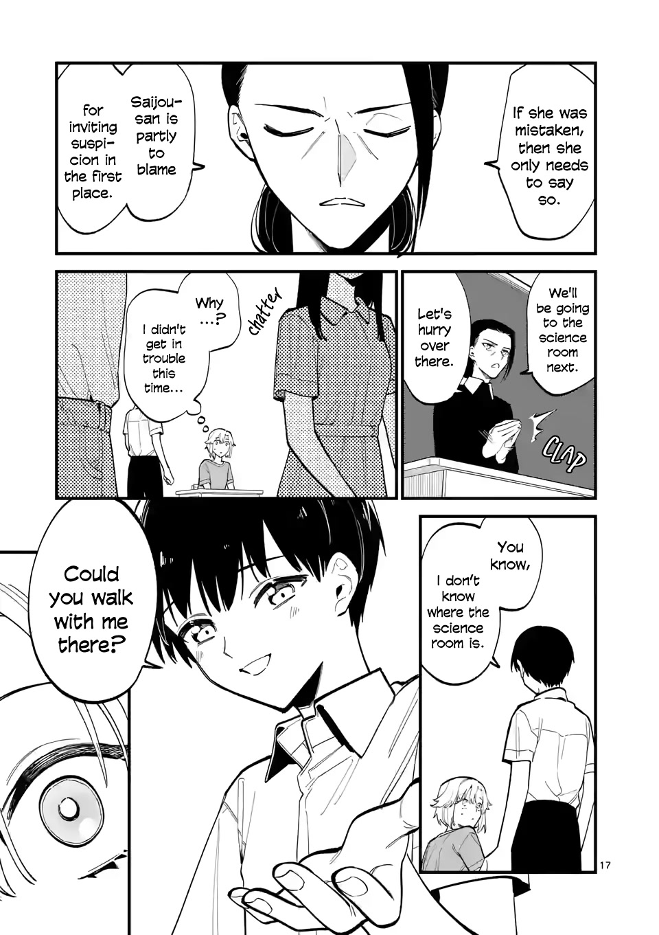 Liar Satsuki Can See Death Chapter 52 page 17 - Chapter 52: Chance Encounter