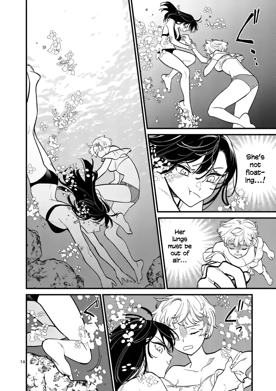 Liar Satsuki Can See Death Chapter 55 page 14 - Chapter 55: Drowning