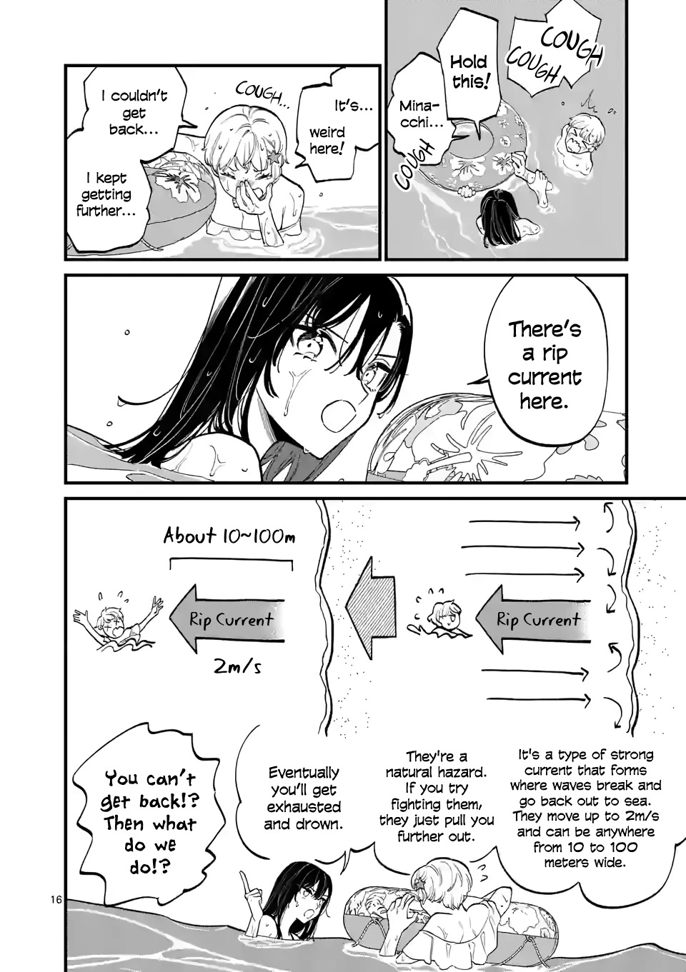 Liar Satsuki Can See Death Chapter 55 page 16 - Chapter 55: Drowning