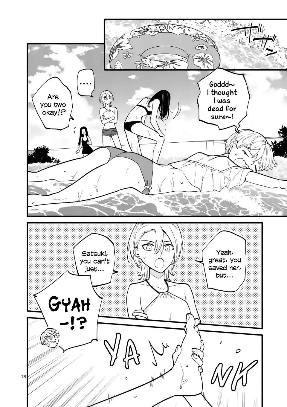 Liar Satsuki Can See Death Chapter 55 page 18 - Chapter 55: Drowning
