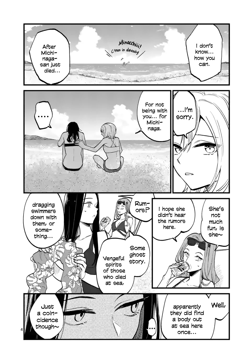 Liar Satsuki Can See Death Chapter 55 page 4 - Chapter 55: Drowning