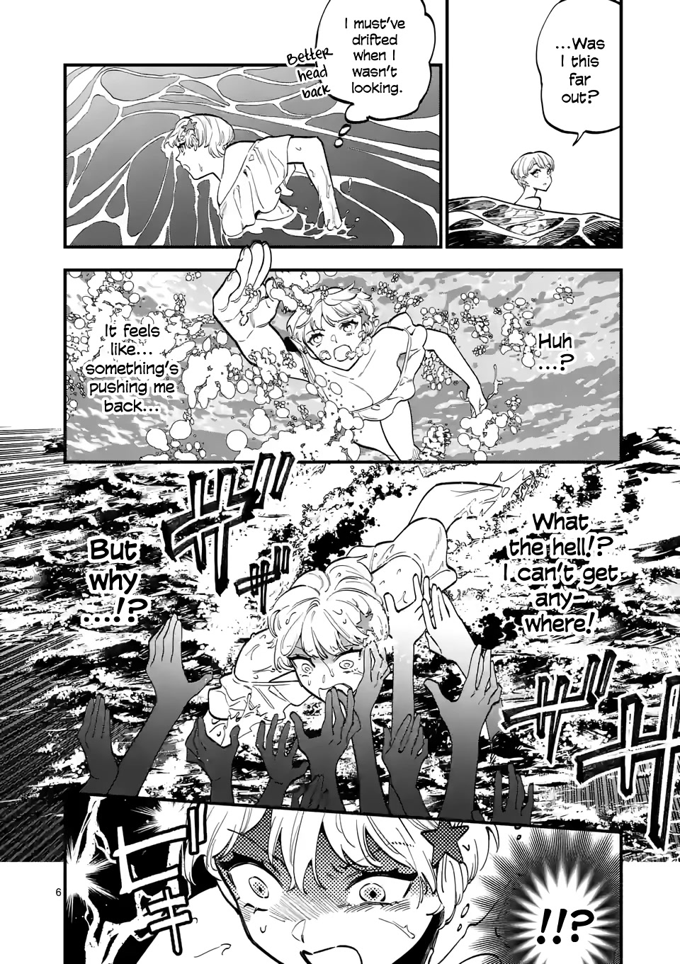 Liar Satsuki Can See Death Chapter 55 page 6 - Chapter 55: Drowning