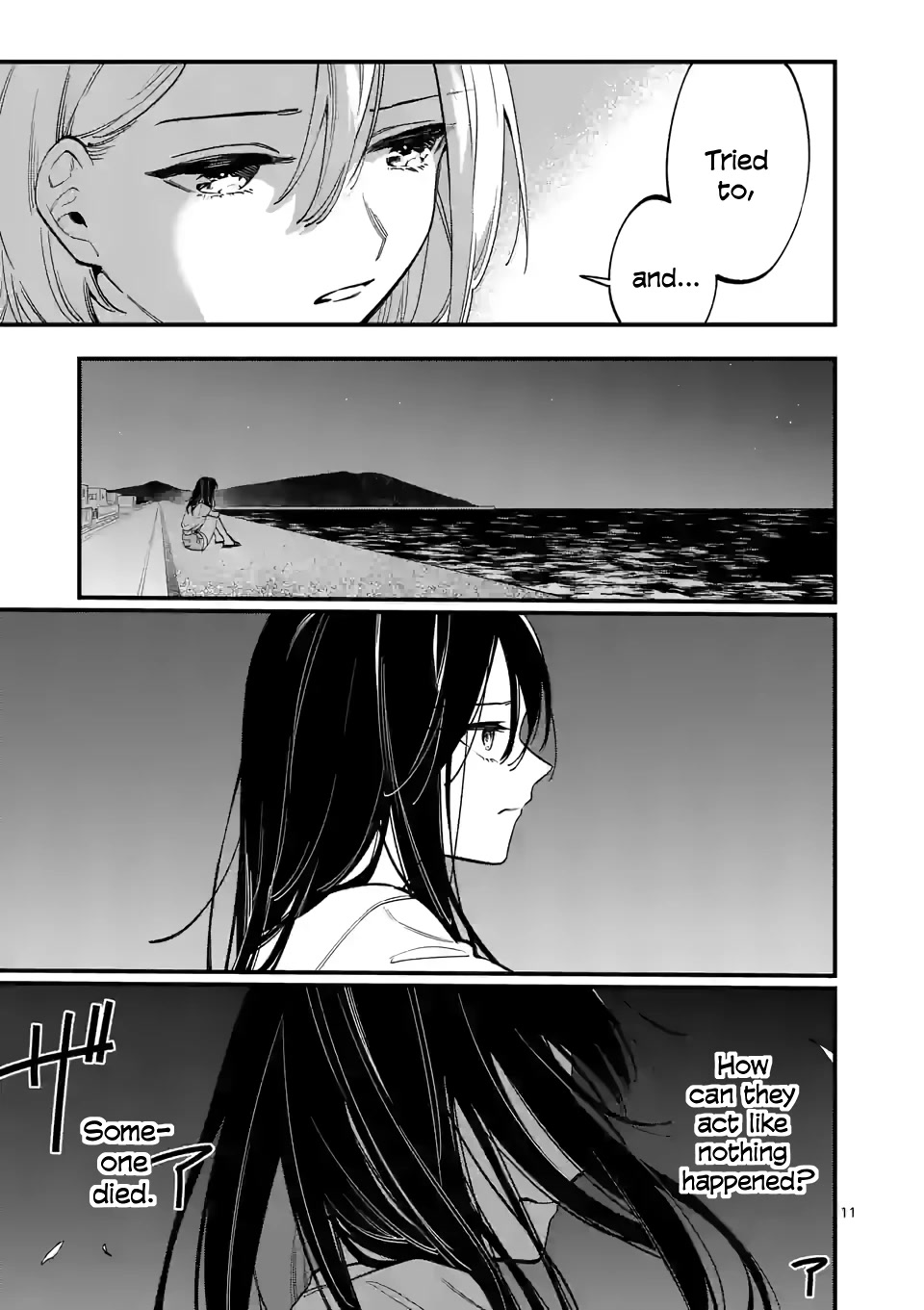 Liar Satsuki Can See Death Chapter 56 page 11 - Chapter 56: Alarmism