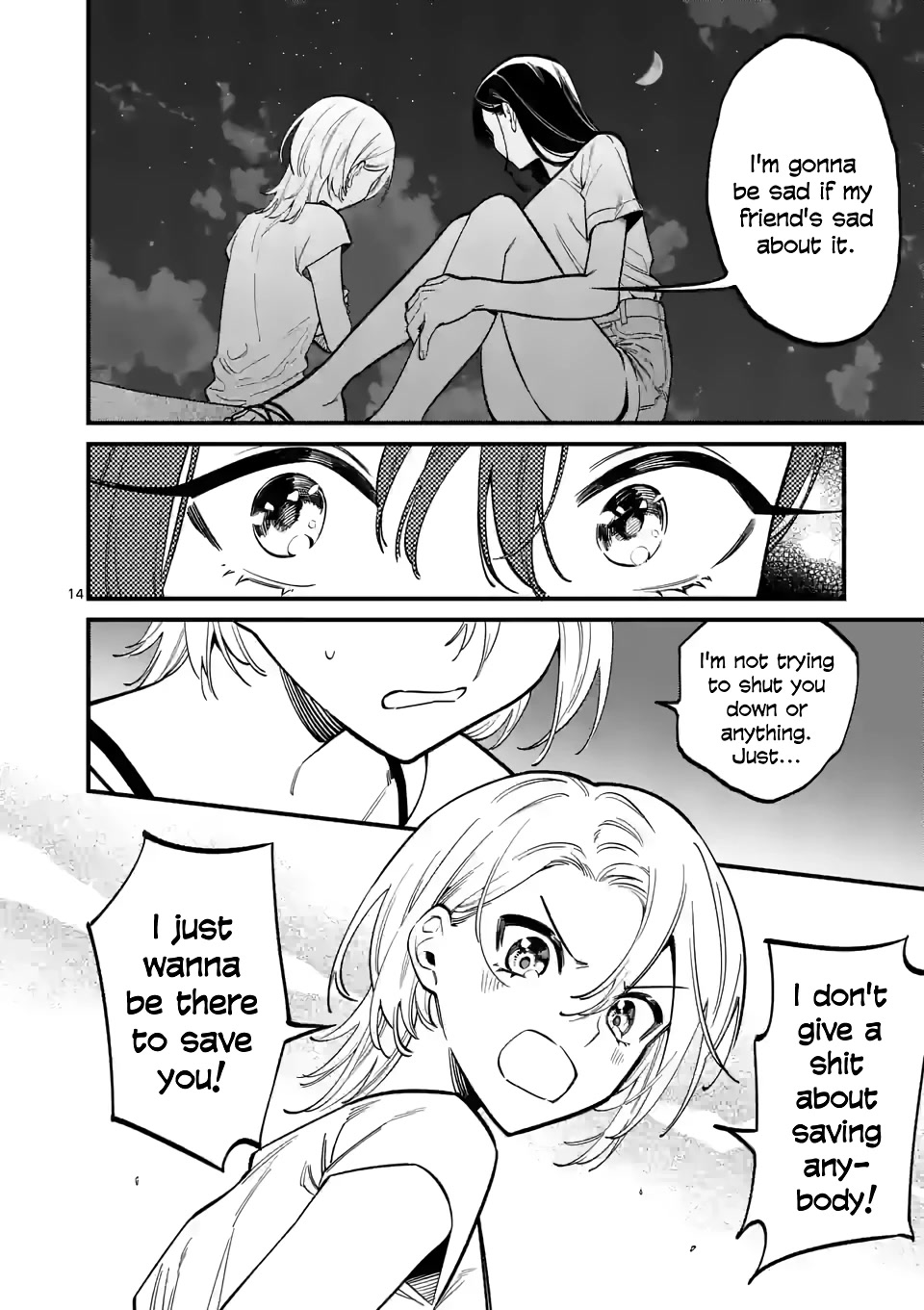Liar Satsuki Can See Death Chapter 56 page 14 - Chapter 56: Alarmism