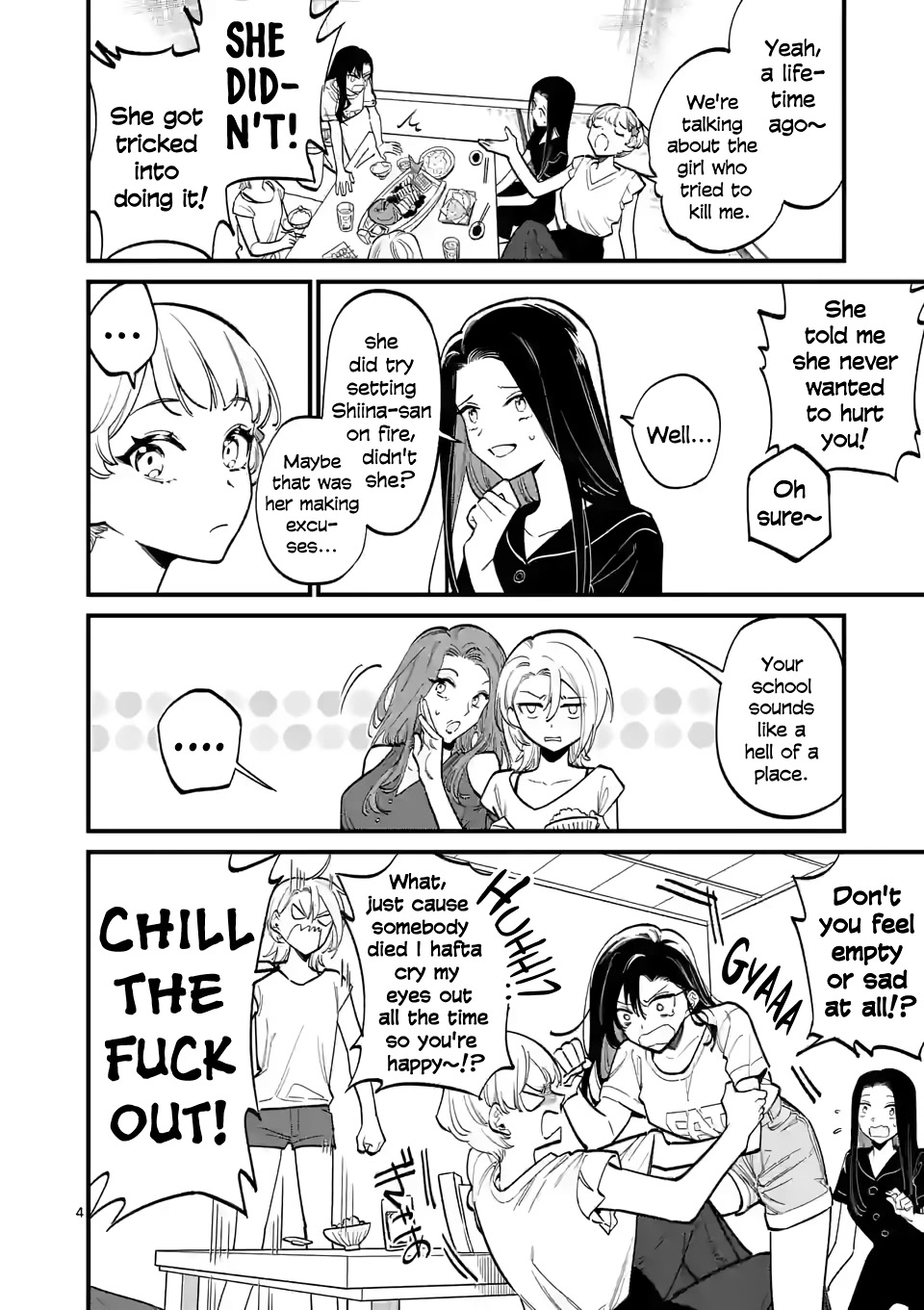 Liar Satsuki Can See Death Chapter 56 page 4 - Chapter 56: Alarmism