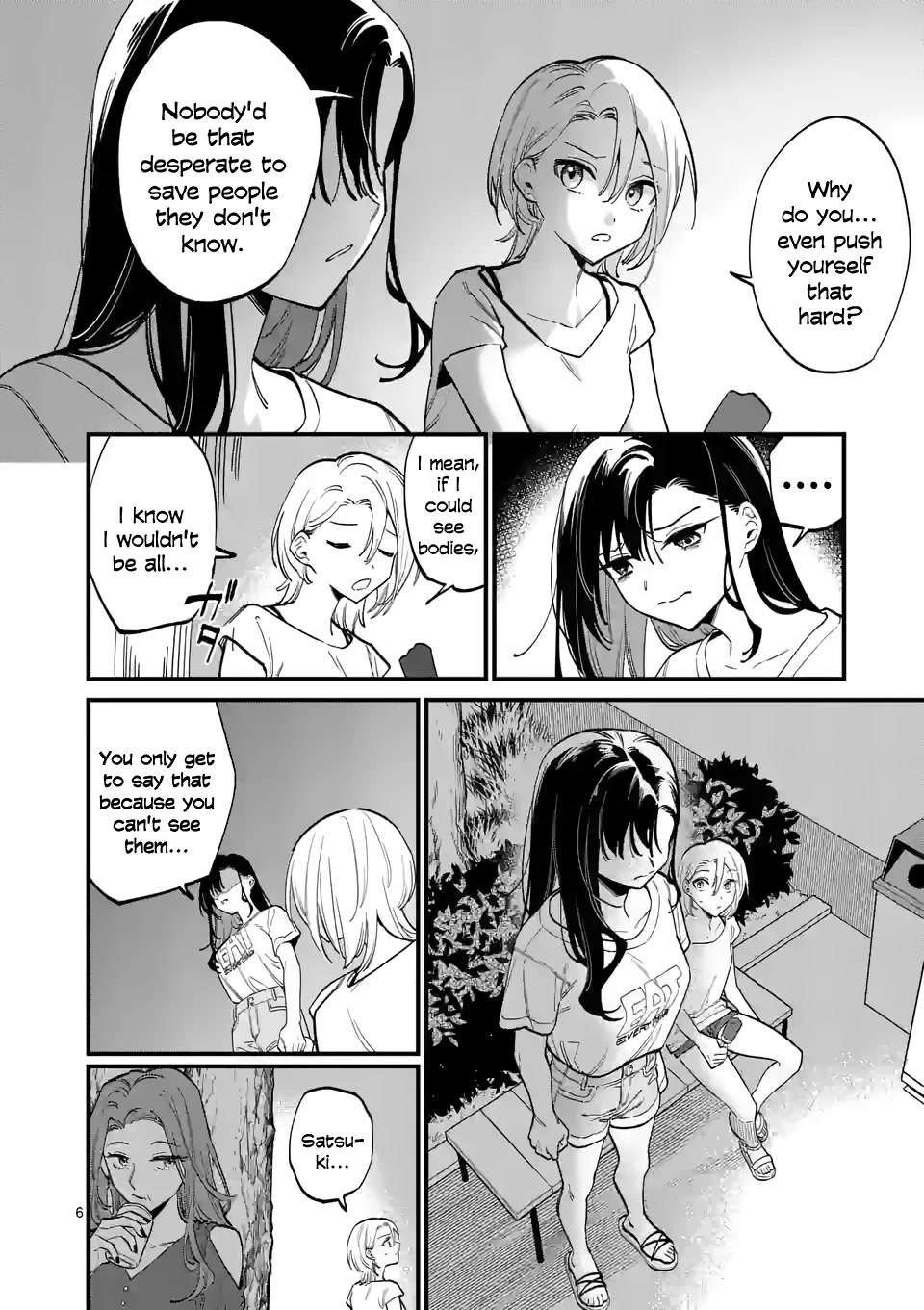 Liar Satsuki Can See Death Chapter 56 page 6 - Chapter 56: Alarmism