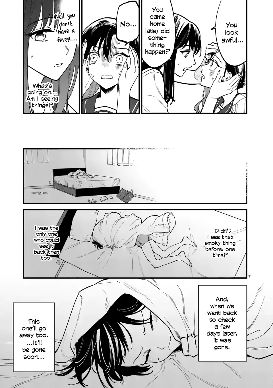 Liar Satsuki Can See Death Chapter 57 page 7 - Chapter 57: Regret