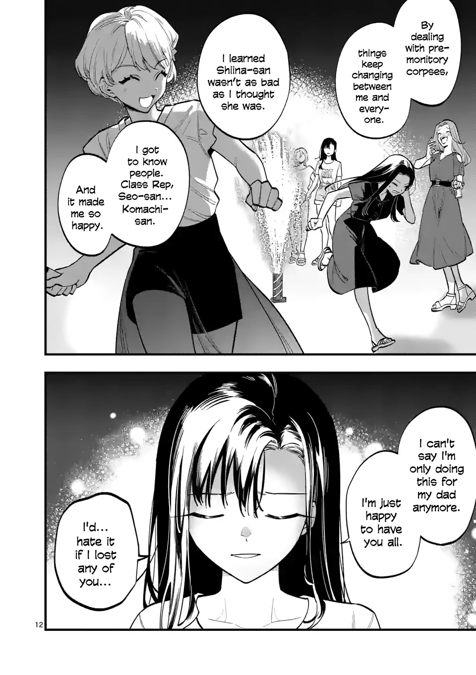 Liar Satsuki Can See Death Chapter 58 page 12 - Chapter 58: Progress