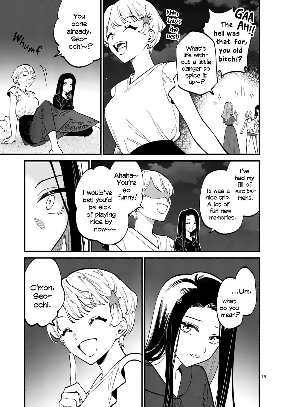 Liar Satsuki Can See Death Chapter 58 page 15 - Chapter 58: Progress