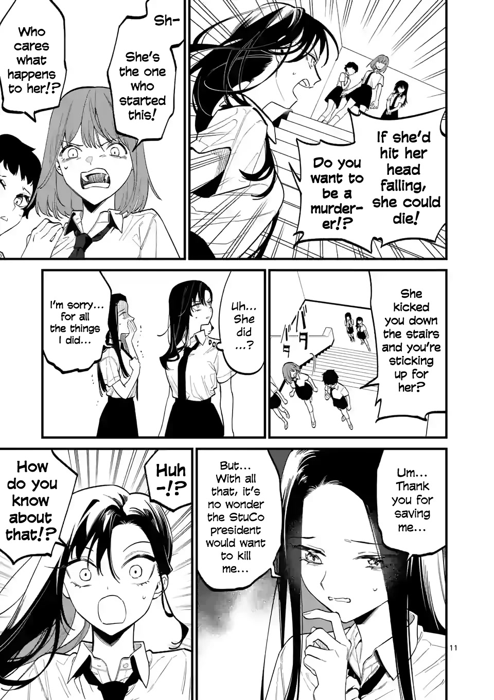Liar Satsuki Can See Death Chapter 59 page 11 - Chapter 59: Allies