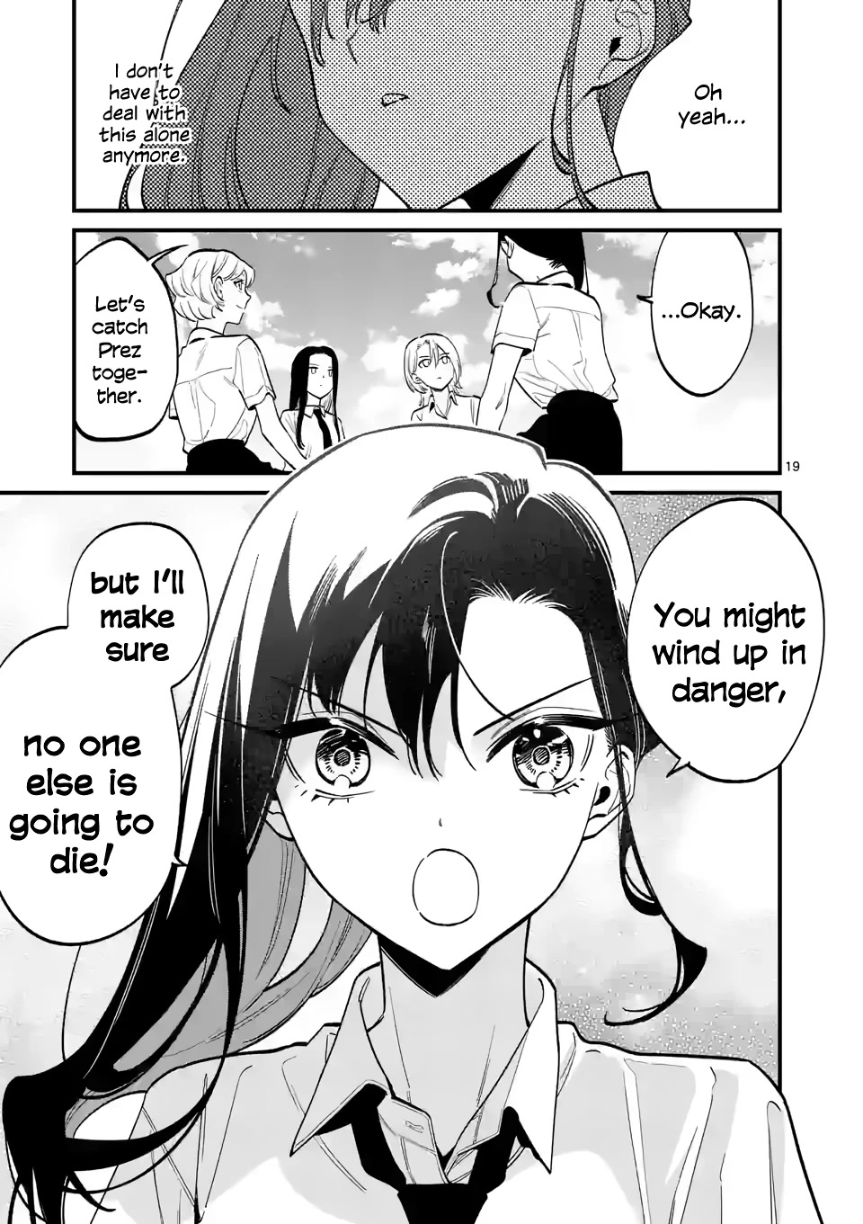 Liar Satsuki Can See Death Chapter 59 page 19 - Chapter 59: Allies