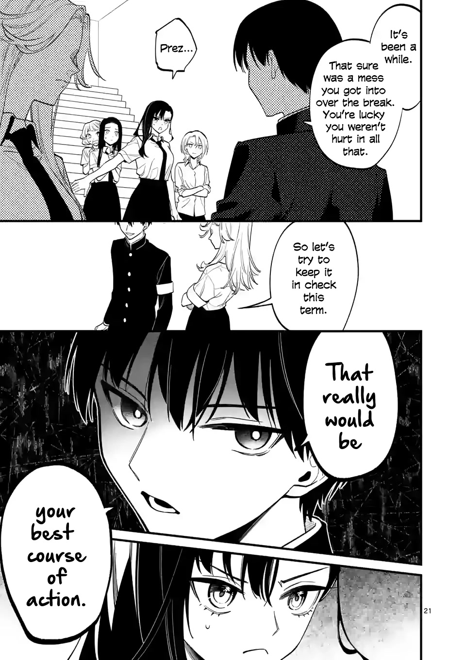 Liar Satsuki Can See Death Chapter 59 page 21 - Chapter 59: Allies