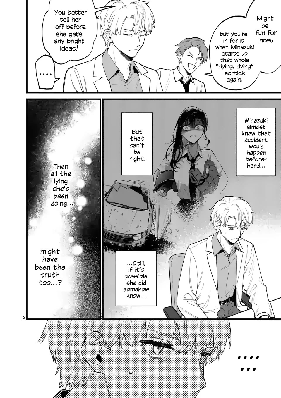 Liar Satsuki Can See Death Chapter 60 page 2 - Chapter 60: Tearaway