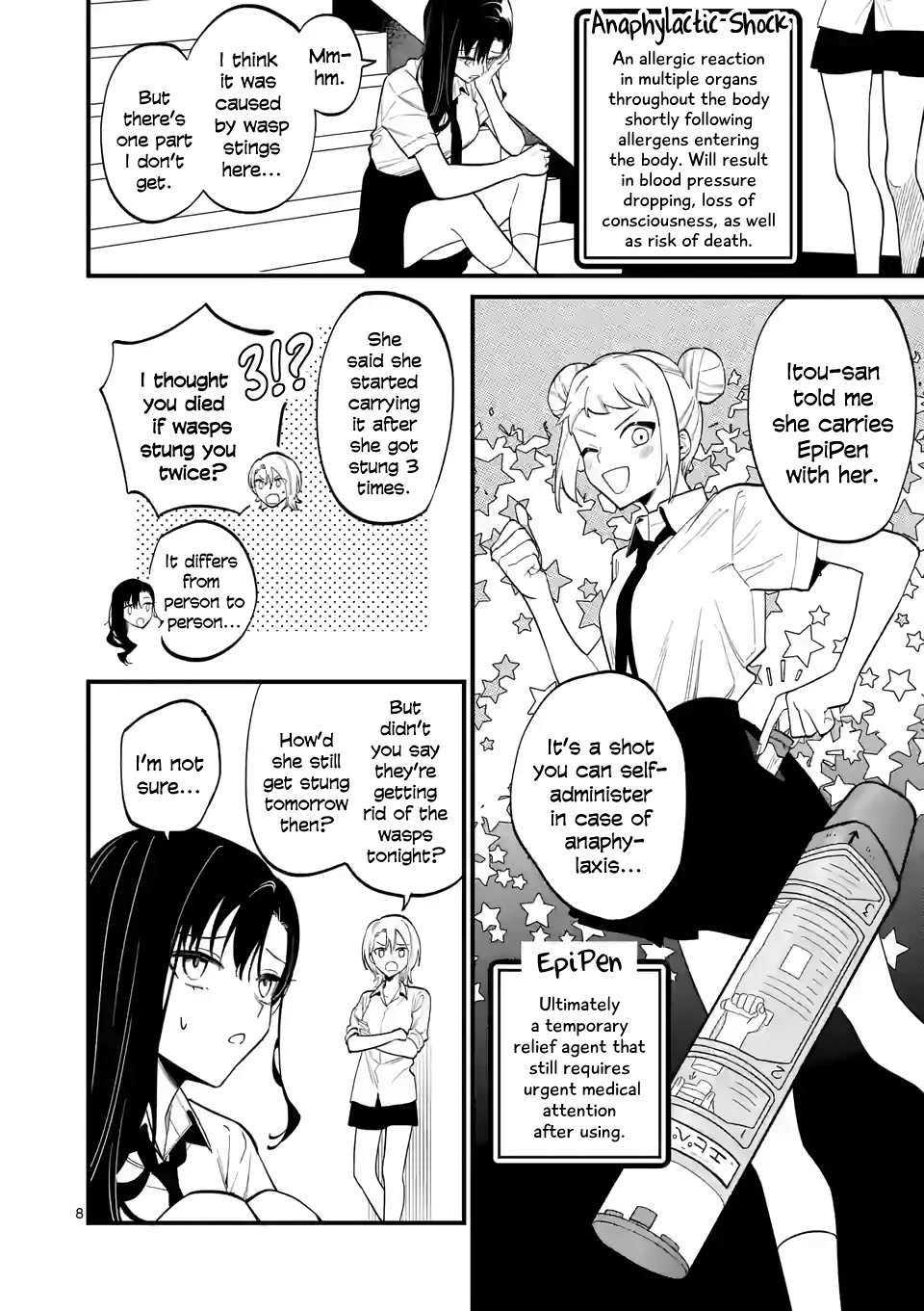 Liar Satsuki Can See Death Chapter 60 page 8 - Chapter 60: Tearaway