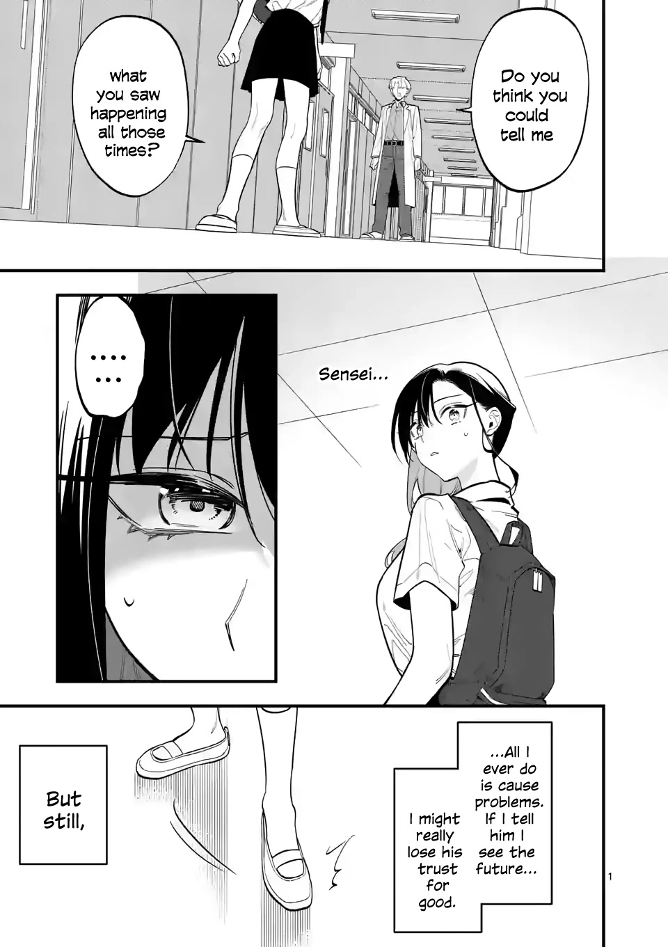Liar Satsuki Can See Death Chapter 62 page 1 - Chapter 62: Lacking (1)