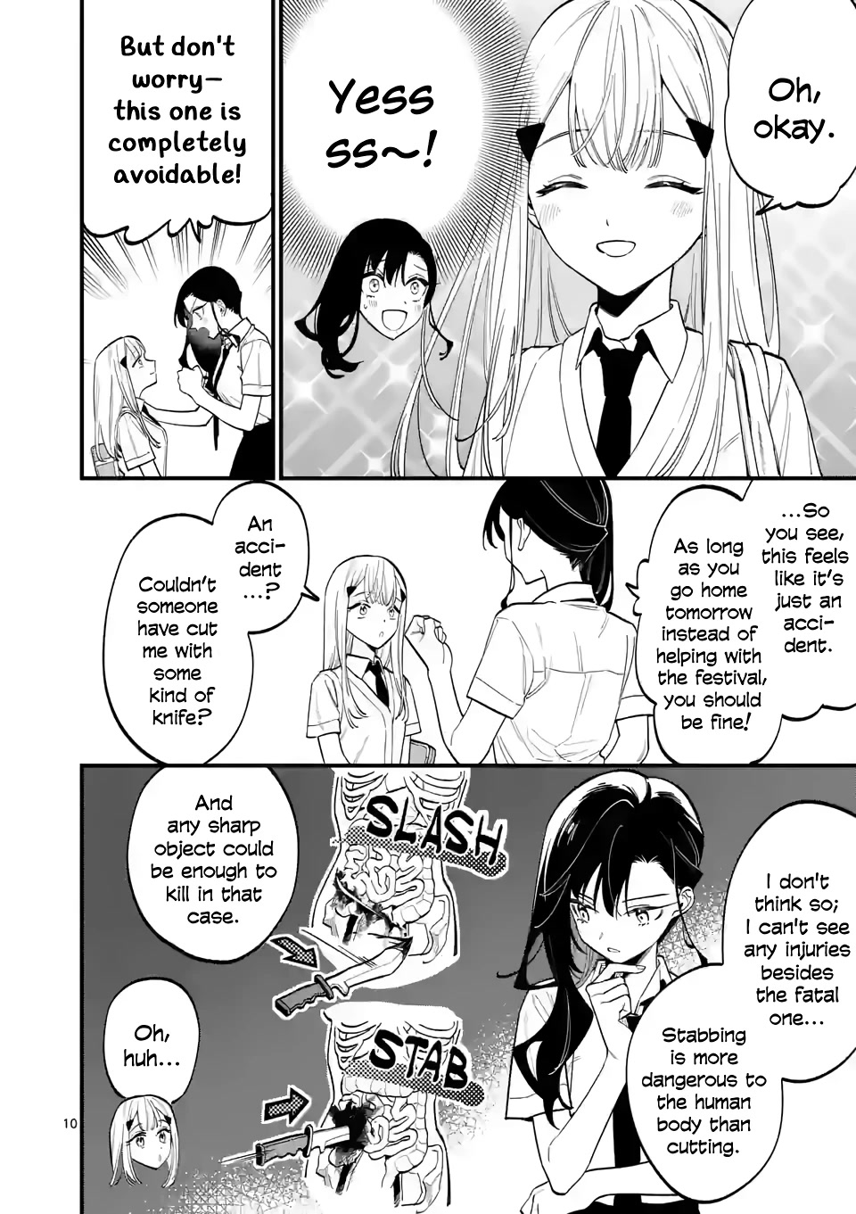 Liar Satsuki Can See Death Chapter 62 page 10 - Chapter 62: Lacking (1)