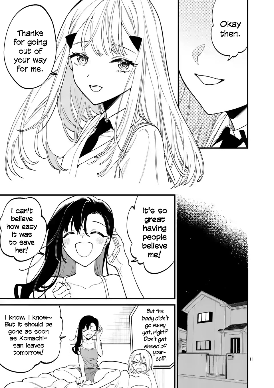 Liar Satsuki Can See Death Chapter 62 page 11 - Chapter 62: Lacking (1)