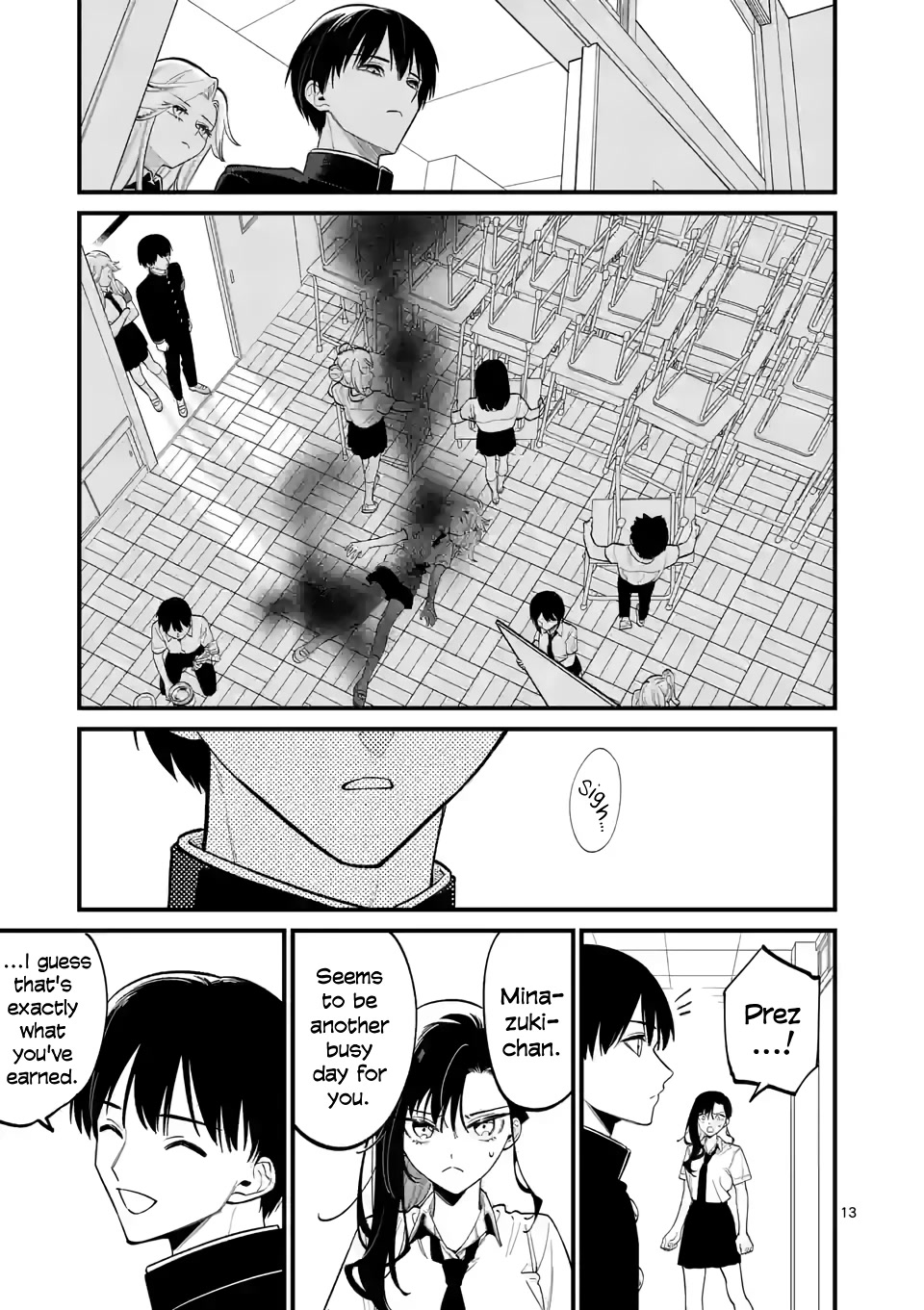 Liar Satsuki Can See Death Chapter 62 page 13 - Chapter 62: Lacking (1)