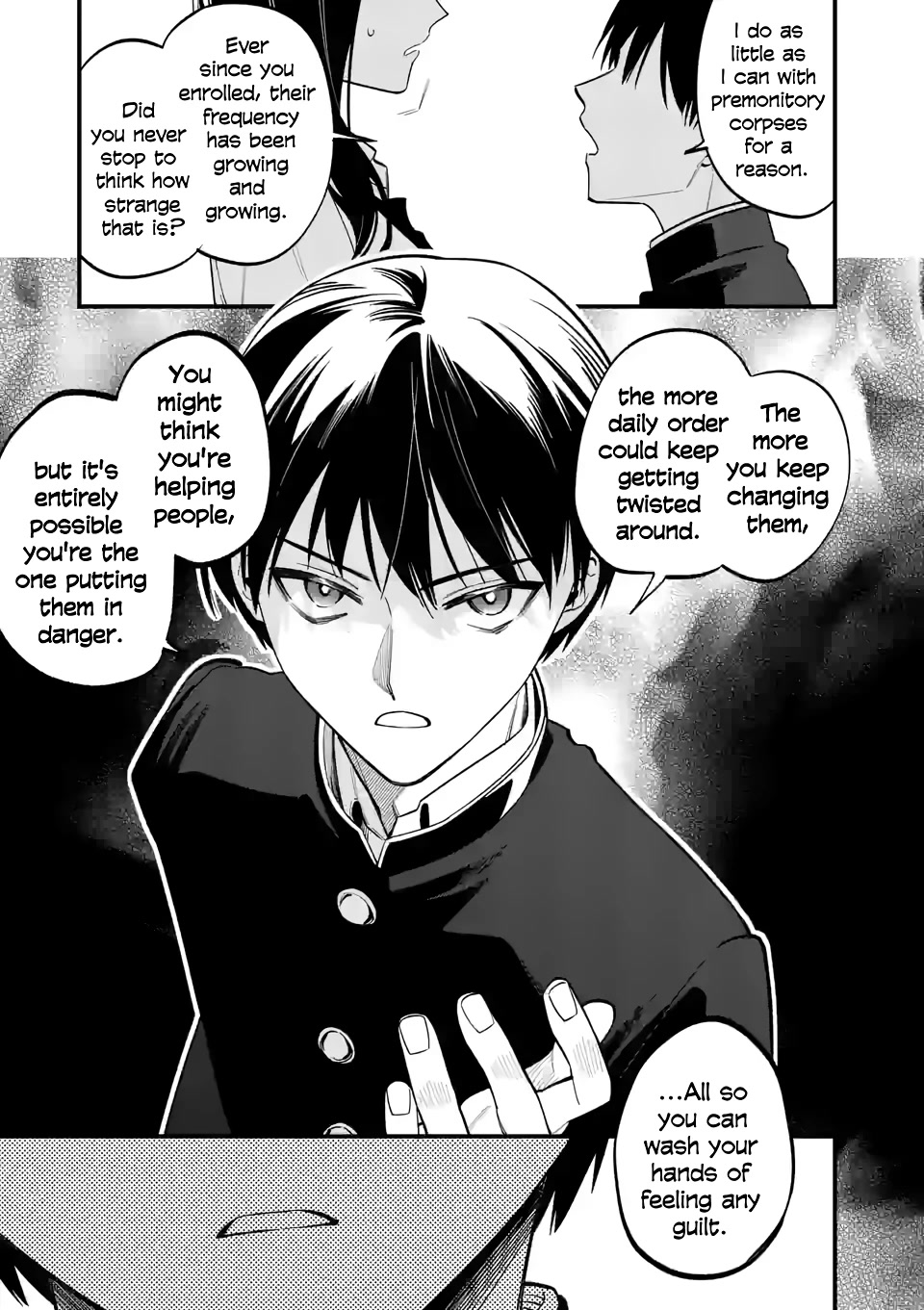 Liar Satsuki Can See Death Chapter 62 page 15 - Chapter 62: Lacking (1)