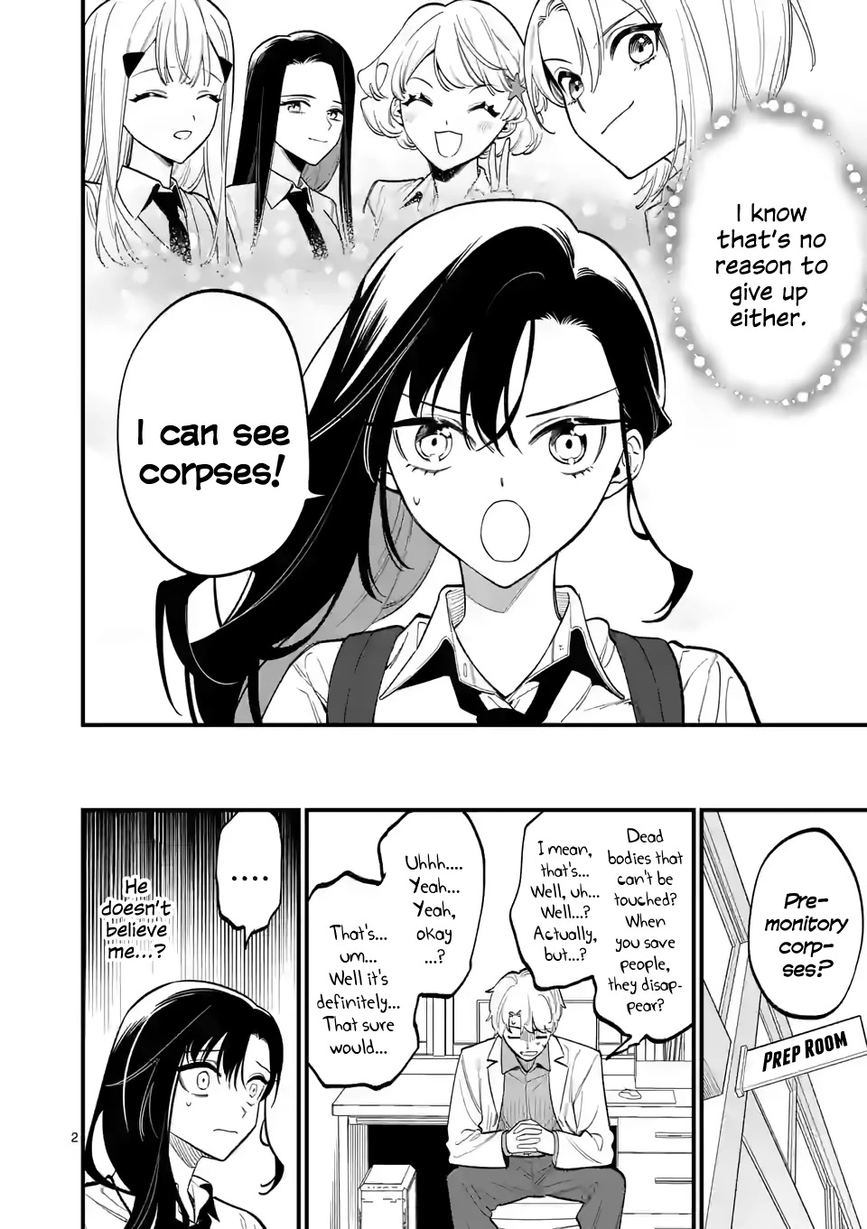 Liar Satsuki Can See Death Chapter 62 page 2 - Chapter 62: Lacking (1)