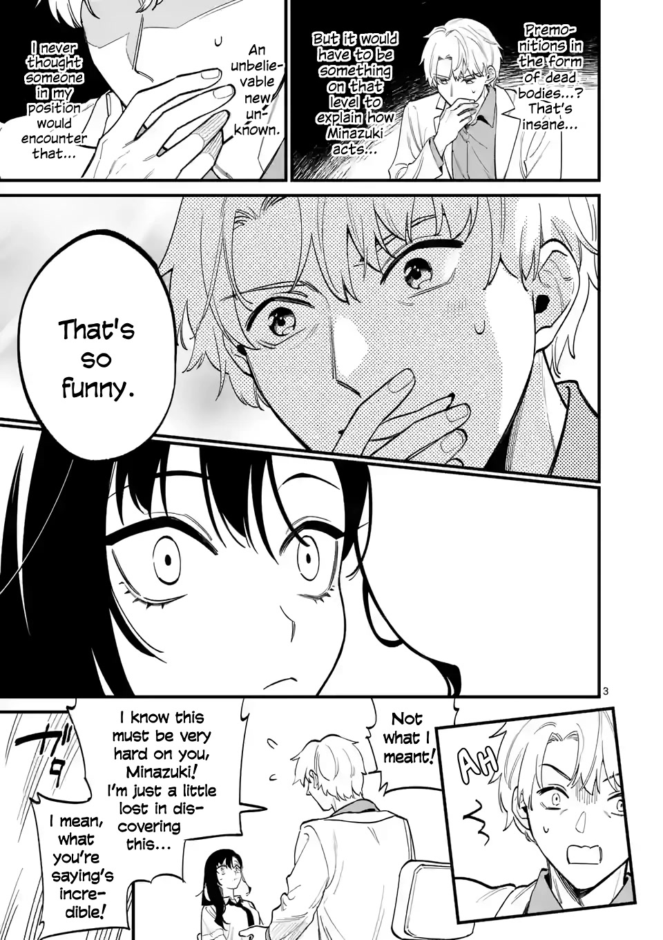 Liar Satsuki Can See Death Chapter 62 page 3 - Chapter 62: Lacking (1)