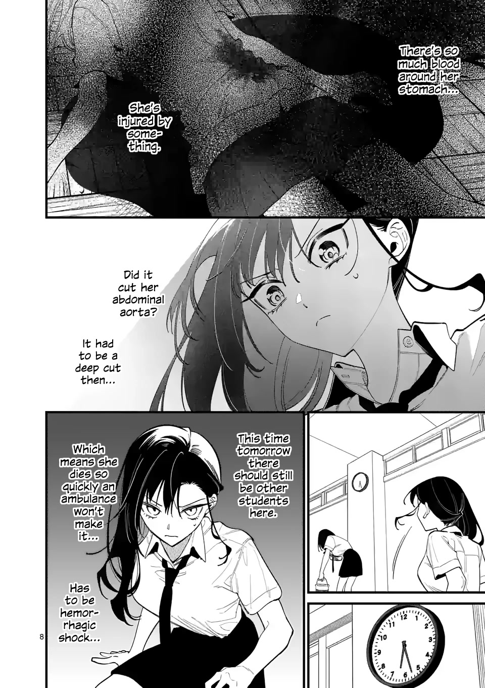 Liar Satsuki Can See Death Chapter 62 page 8 - Chapter 62: Lacking (1)