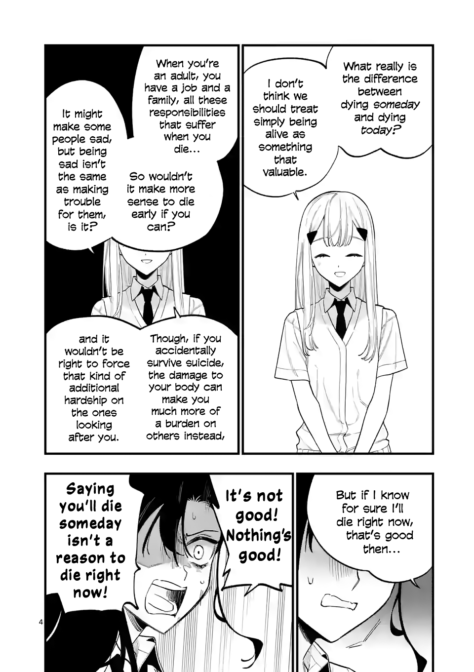 Liar Satsuki Can See Death Chapter 63 page 4 - Chapter 63: Lacking (2)