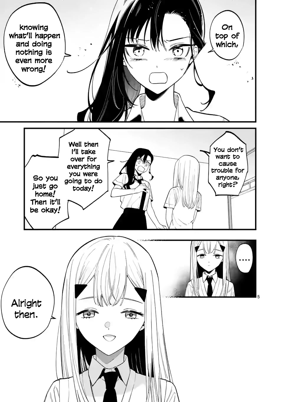 Liar Satsuki Can See Death Chapter 63 page 5 - Chapter 63: Lacking (2)