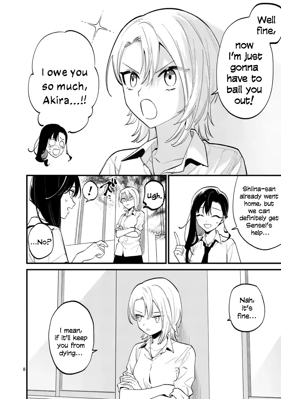 Liar Satsuki Can See Death Chapter 63 page 8 - Chapter 63: Lacking (2)