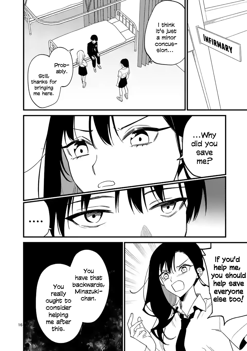 Liar Satsuki Can See Death Chapter 64 page 15 - Chapter 64: Lacking (3)