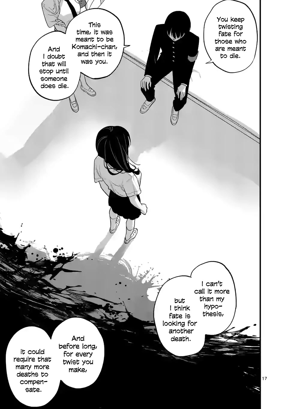 Liar Satsuki Can See Death Chapter 64 page 16 - Chapter 64: Lacking (3)