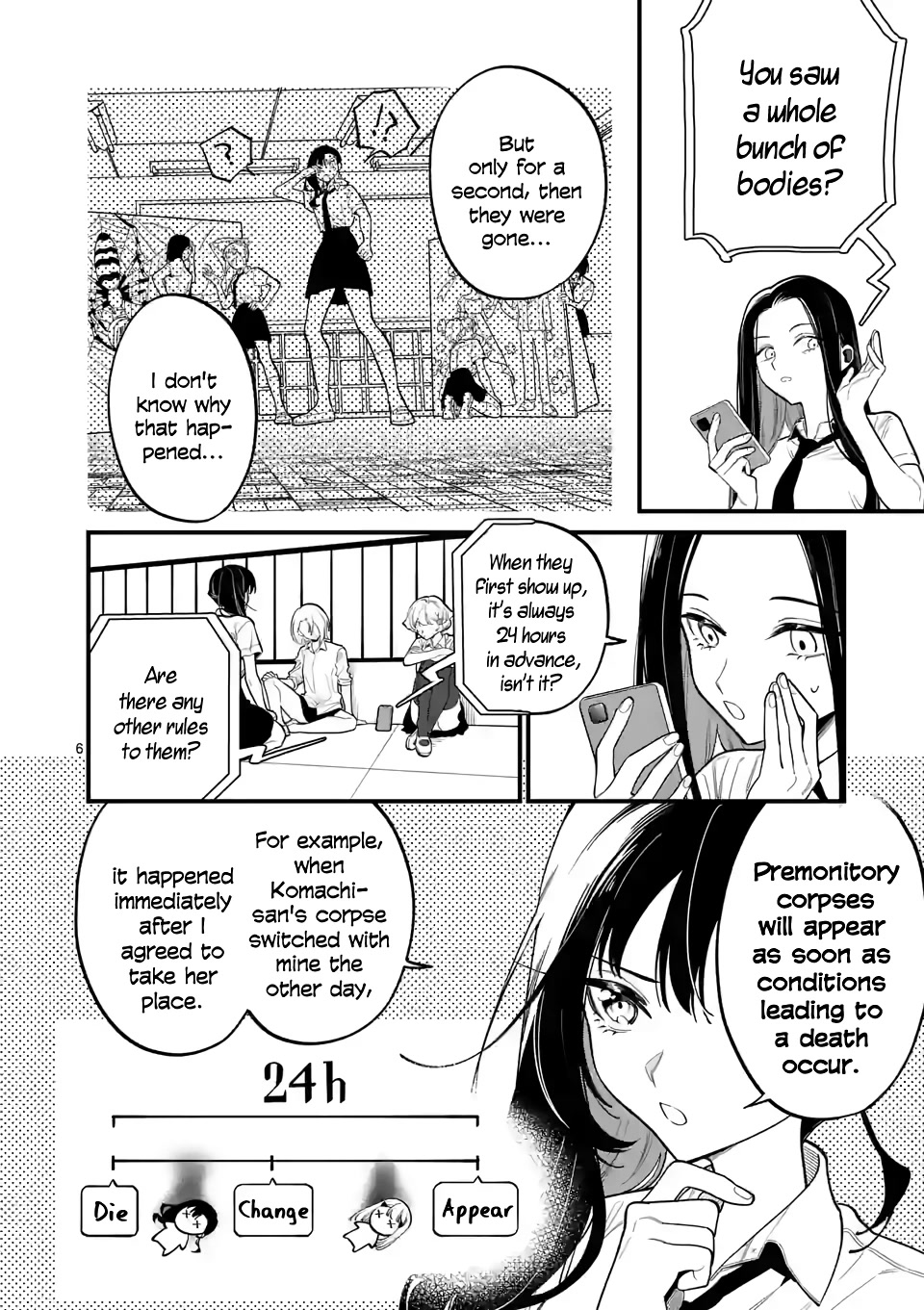Liar Satsuki Can See Death Chapter 65 page 6 - Chapter 65: Attachment