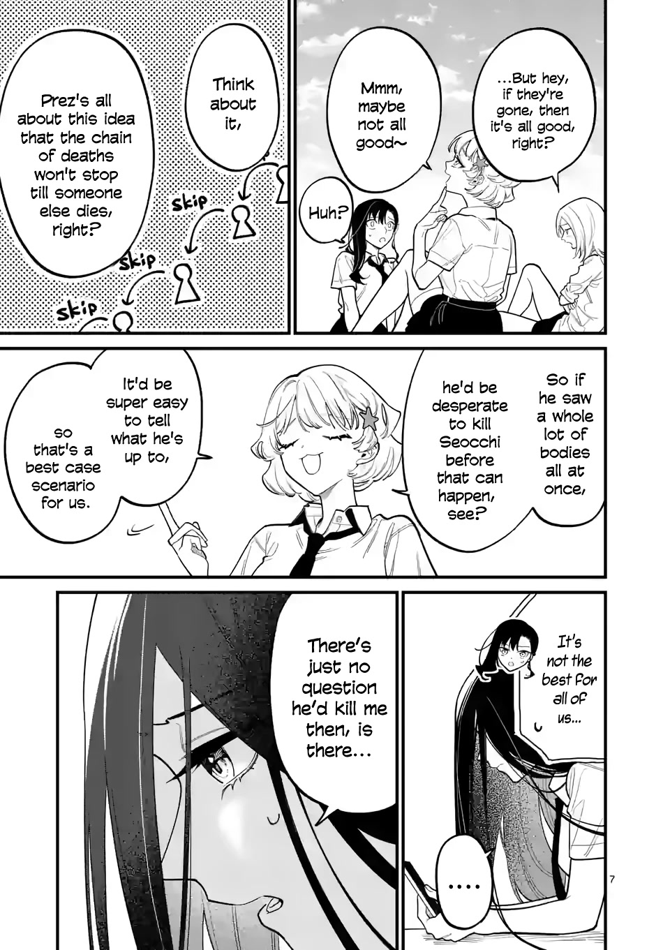 Liar Satsuki Can See Death Chapter 65 page 7 - Chapter 65: Attachment