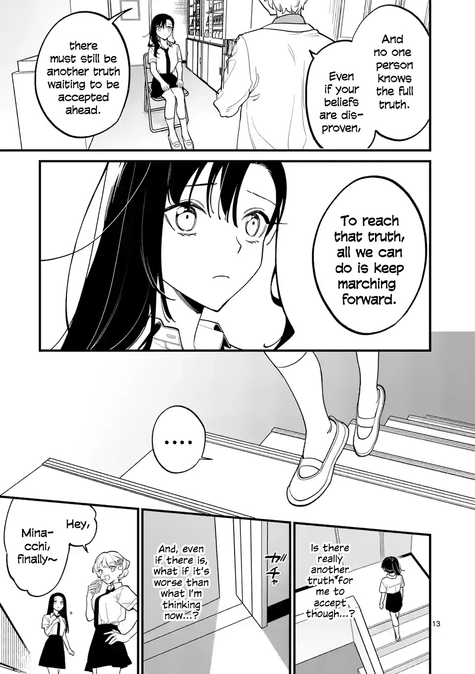 Liar Satsuki Can See Death Chapter 66 page 13 - Chapter 66: Dead & Alive