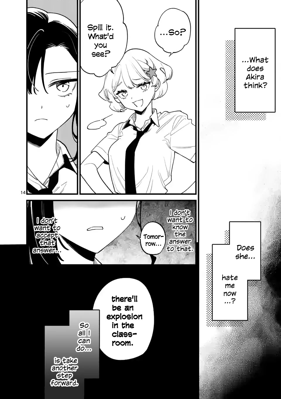 Liar Satsuki Can See Death Chapter 66 page 14 - Chapter 66: Dead & Alive