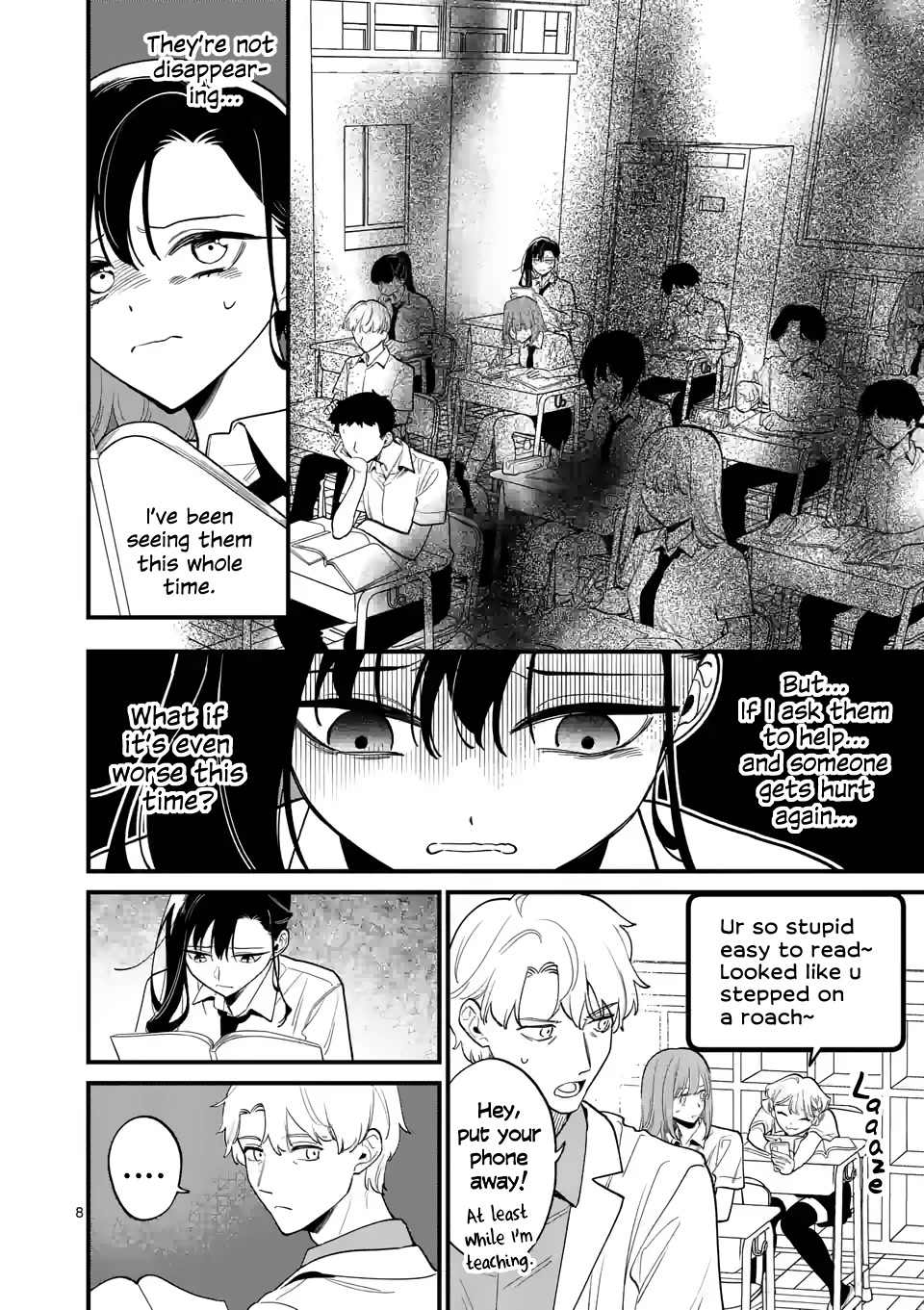Liar Satsuki Can See Death Chapter 66 page 8 - Chapter 66: Dead & Alive