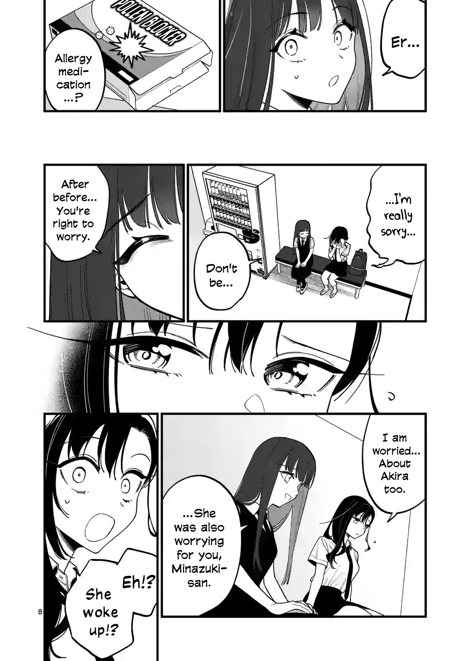 Liar Satsuki Can See Death Chapter 67 page 8 - Chapter 67: Well-Being