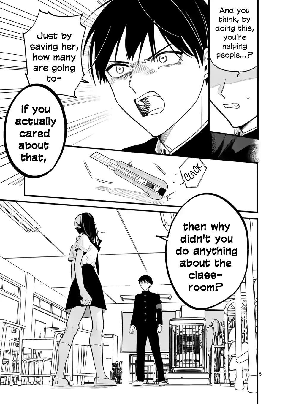 Liar Satsuki Can See Death Chapter 70 page 5 - Chapter 70: Release