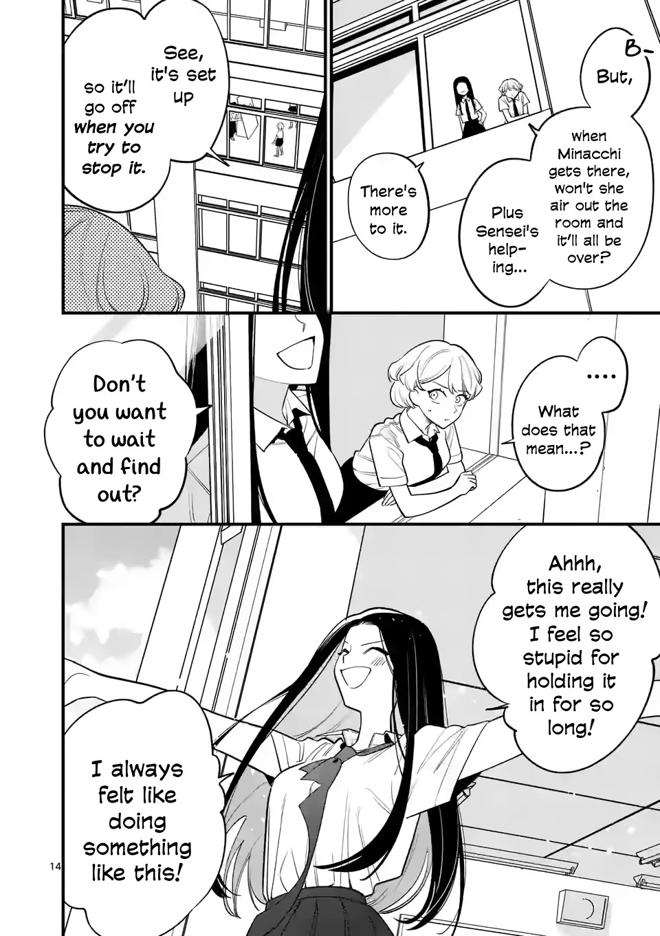 Liar Satsuki Can See Death Chapter 72 page 14 - Chapter 72: Back and Forward