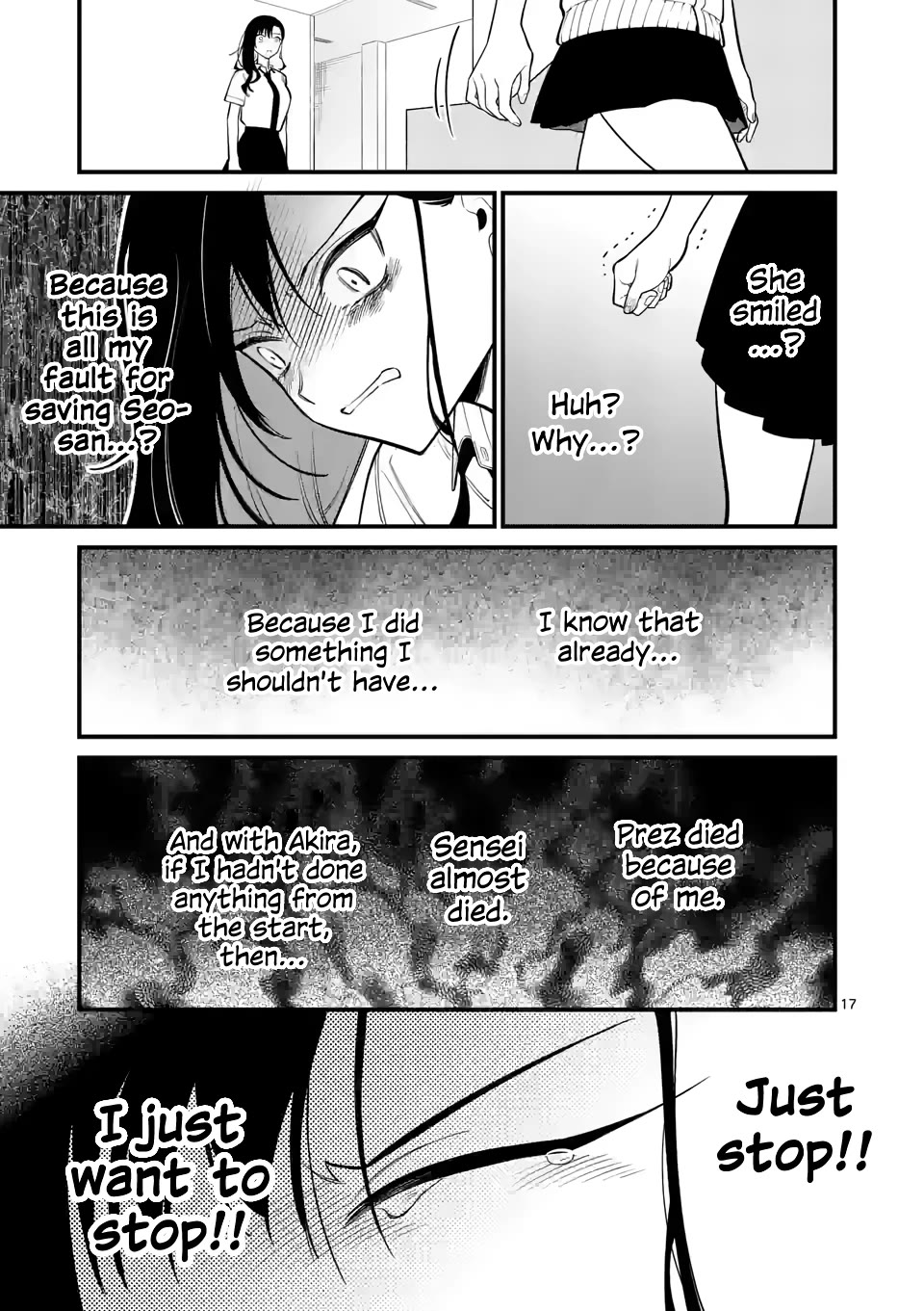 Liar Satsuki Can See Death Chapter 73 page 15 - Chapter 73: Weight