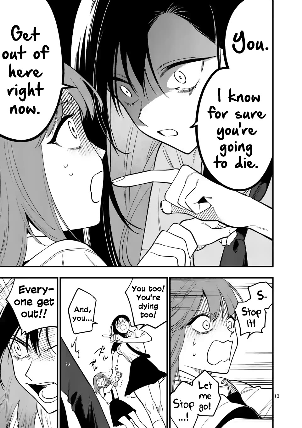 Liar Satsuki Can See Death Chapter 74 page 13 - Chapter 74: Relapse