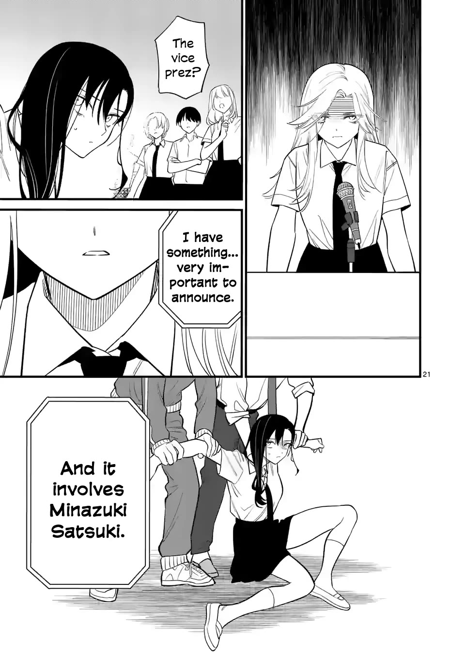Liar Satsuki Can See Death Chapter 74 page 21 - Chapter 74: Relapse