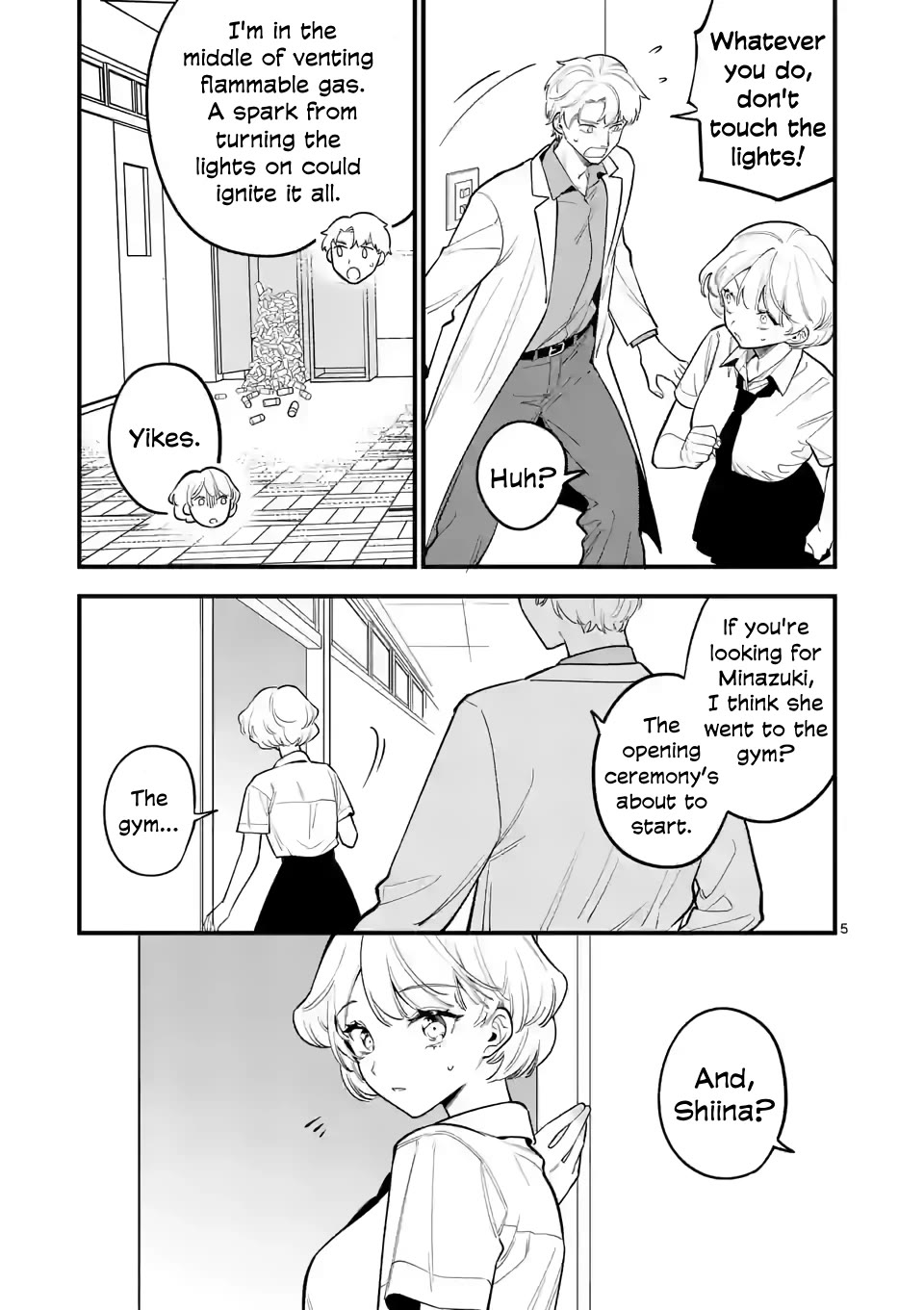 Liar Satsuki Can See Death Chapter 74 page 5 - Chapter 74: Relapse