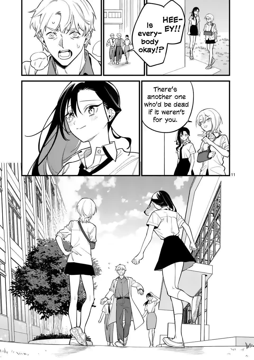 Liar Satsuki Can See Death Chapter 77 page 11 - Chapter 77: Landing