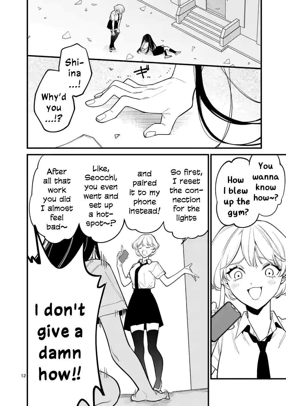 Liar Satsuki Can See Death Chapter 77 page 12 - Chapter 77: Landing